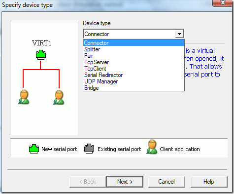 vspe virtual serial ports emulator